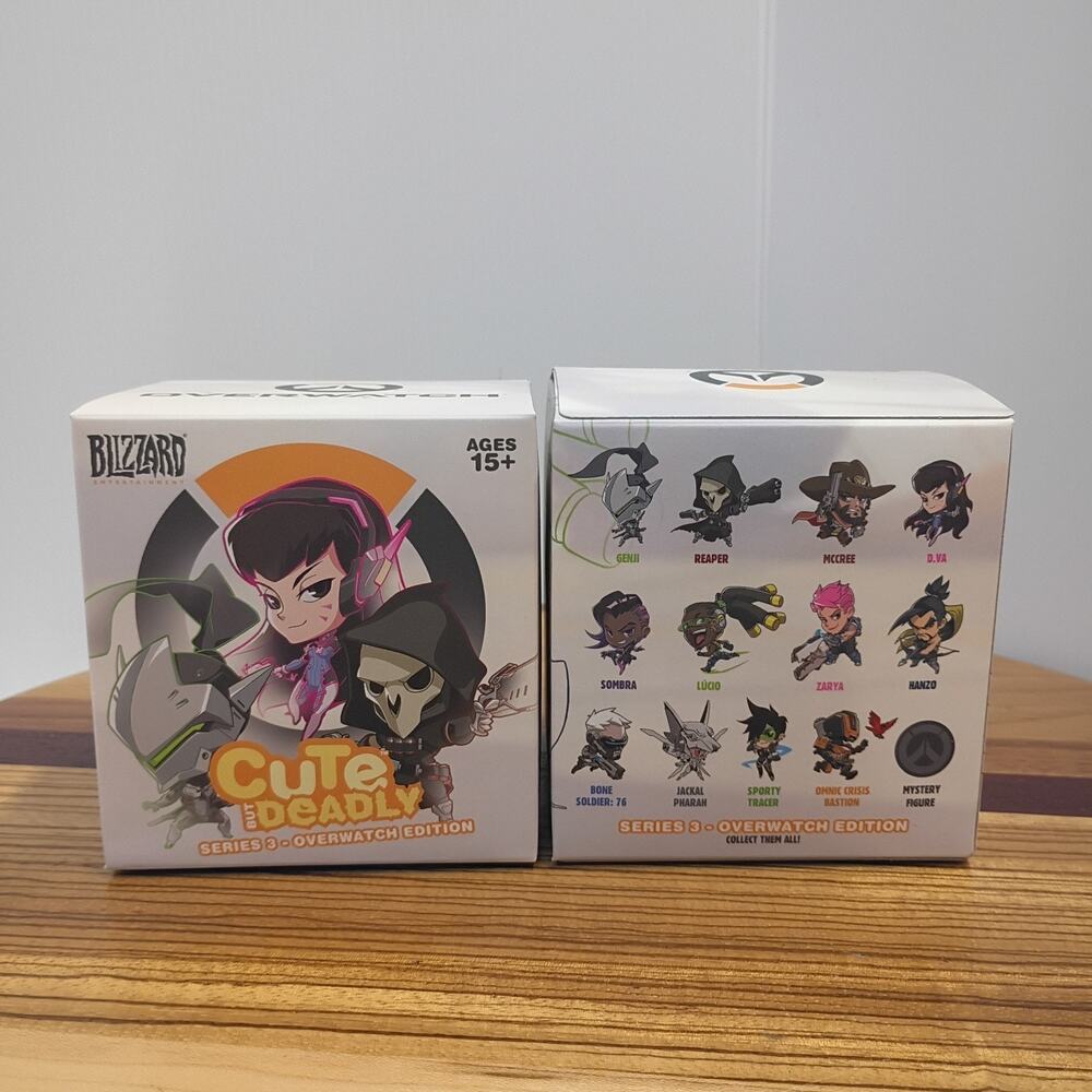 Overwatch Cute But Deadly Series 3 Vinyl Figure lot of 2